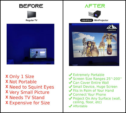 Hero MiniProjector™️ [Free Tripod Included]